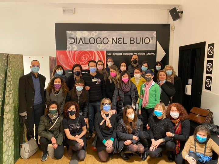 Foto di gruppo a Dialogo nel Buio