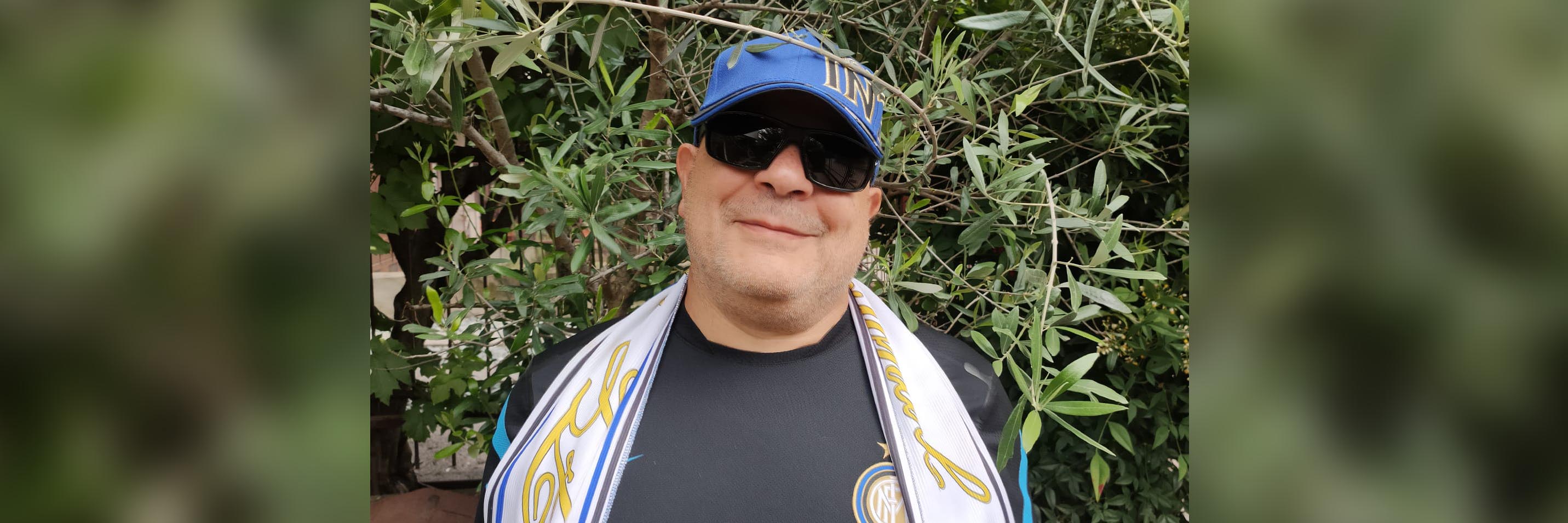 Giuseppe Galli con i colori dell'Inter