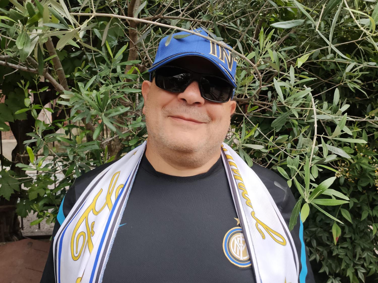 Giuseppe Galli con i colori dell'Inter