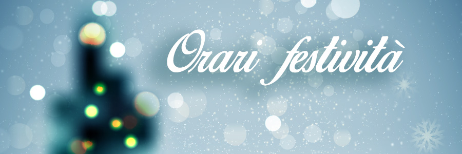 Orari festività