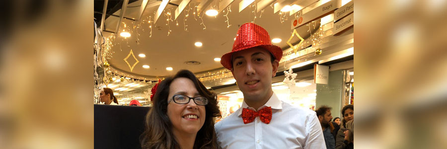 Rosanna e il suo istruttore di ballo