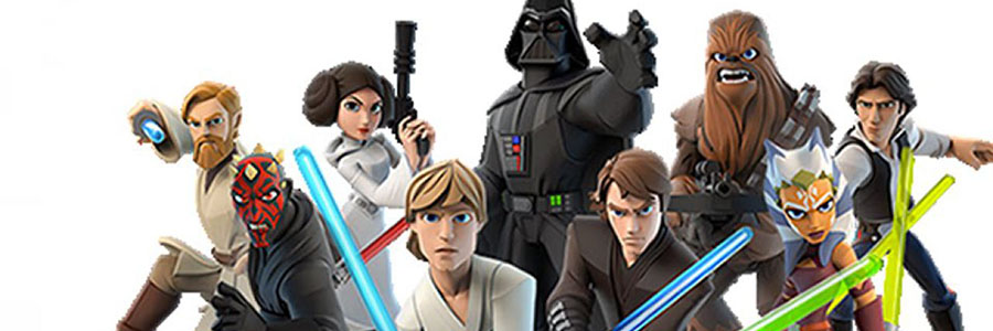 I personaggi di Star Wars in diversi atteggiamenti